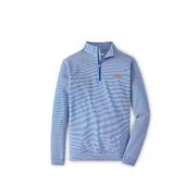  Florida Peter Millar Script Perth Mini Stripe 1/4 Zip Pullover