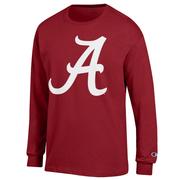  Alabama Champion Giant Logo Long Sleeve Tee