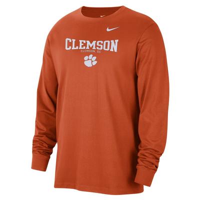 Nike Men's Clemson Tigers #1 Orange Replica Basketball Jersey, Medium