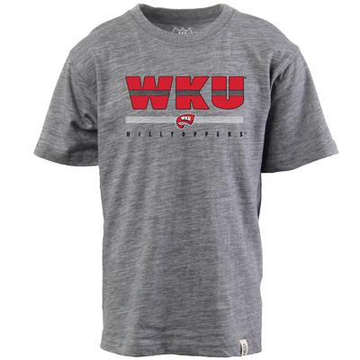 Western Kentucky Wes and Willy Toddler Cloudy Yarn Tee