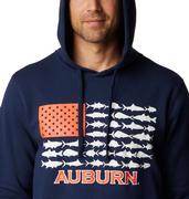  Auburn Columbia Pfg Fish Flag Ii Hoodie