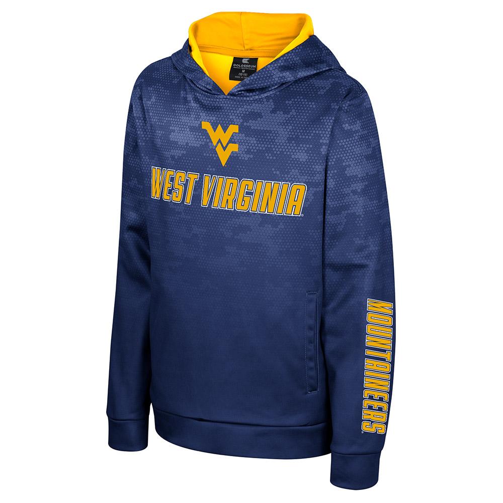 Wvu West Virginia Colosseum Youth High Voltage Sublimated Hoodie Alumni Hall