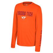  Virginia Tech Colosseum Youth Zach Long Sleeve Poly Tee