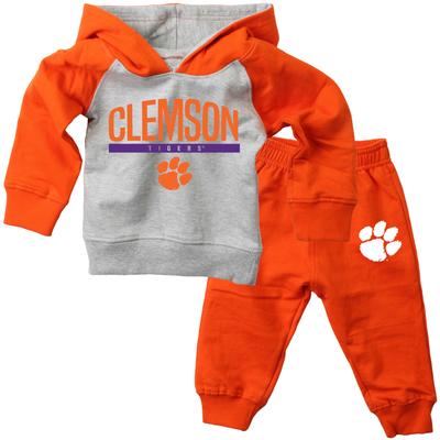 Clemson Wes and Willy Toddler Fleece Hoodie and Pant Set