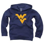  West Virginia Wes And Willy Kids Primary Fleece Hoody