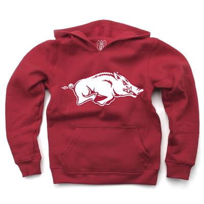 Arkansas Wes and Willy Toddler Primary Fleece Hoody