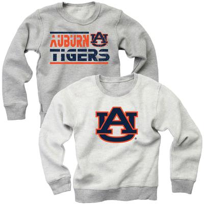 Auburn Wes and Willy Toddler Reversible Fleece Crew