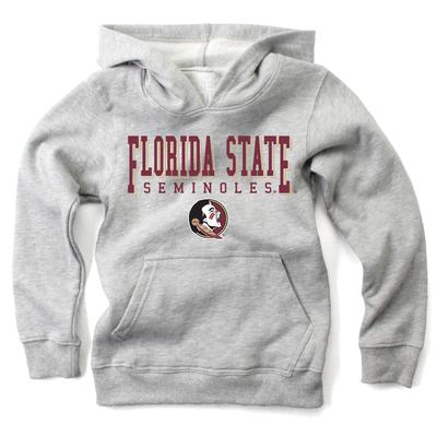Florida State Wes and Willy Kids Stacked Logos Fleece Hoody