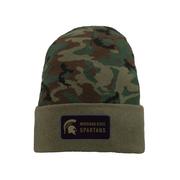  Michigan State Nike Military 2023 Cuffed Logo Beanie