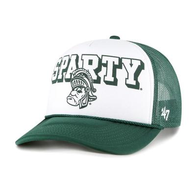 Spartans  Michigan State 47 Brand Overhand MVP Script Rope Hat