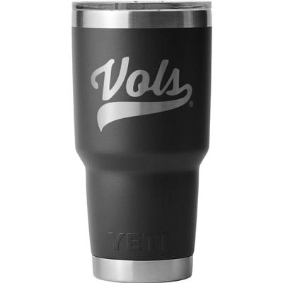 Vols, Tennessee Yeti White Primary Logo Slim Colster