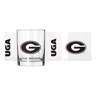 Georgia 14 Oz Gameday Rocks Glass