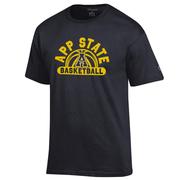  App State Champion Wordmark Arch Basketball Tee