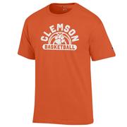  Clemson Champion Wordmark Arch Basketball Tee