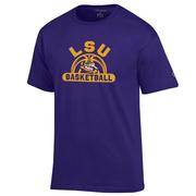  Lsu Champion Wordmark Arch Basketball Tee