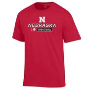  Nebraska Champion Basic Basketball Tee