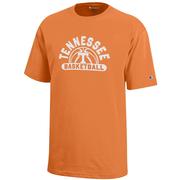  Tennessee Champion Youth Wordmark Arch Basketball Tee