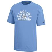  Carolina Champion Youth Wordmark Arch Basketball Tee