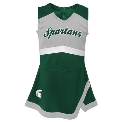 Michigan State Gen2 Kids Cheerleader 2-Piece Dress