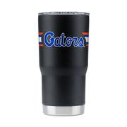  Florida Gametime Sidekicks 20 Oz Black Gators Stripe Tumbler