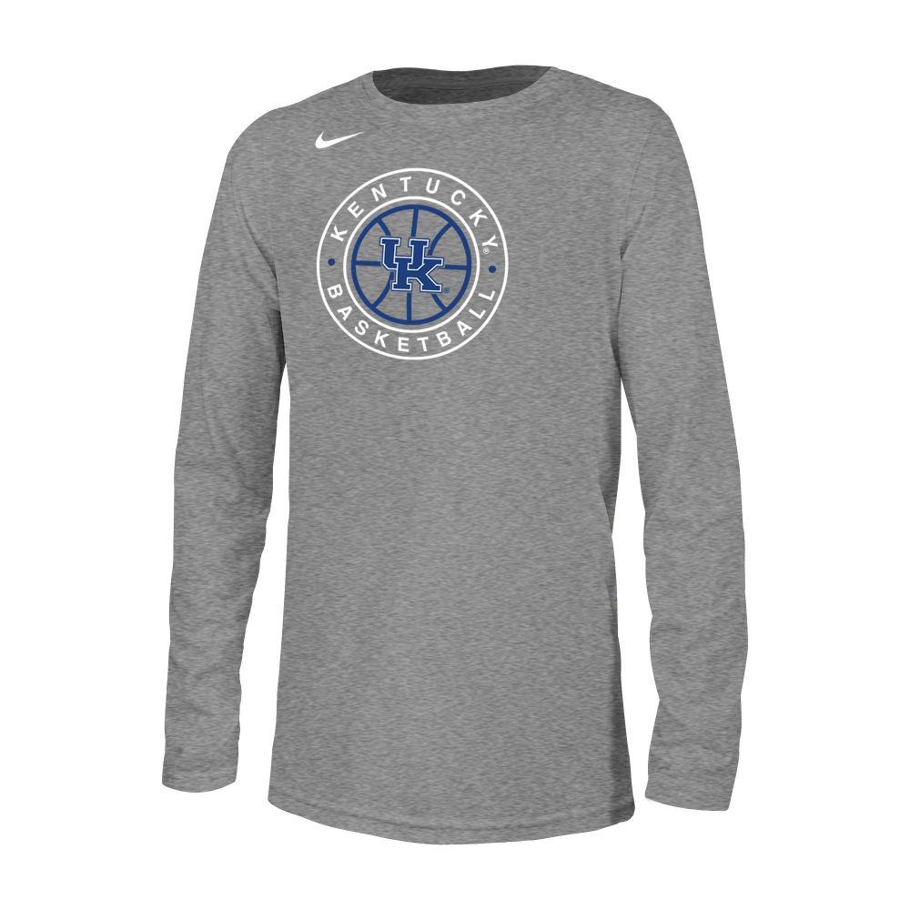 Cats | Kentucky Nike YOUTH Legend Basketball Medallion Long Sleeve ...