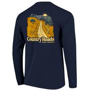  West Virginia Country Roads Comfort Colors Long Sleeve Tee