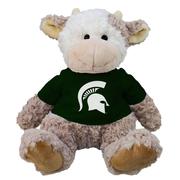  Michigan State 13 Inch Cuddle Buddies Plush Cow