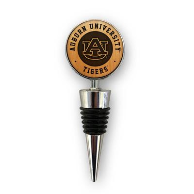 Auburn Timeless Etchings Wood Etched Bottle Stopper