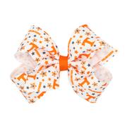  Tennessee Weeones Medium Logo Print Bow