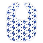  Kentucky Wee Ones Heart Print Soft Bib