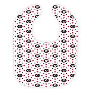  Georgia Wee Ones Heart Print Soft Bib