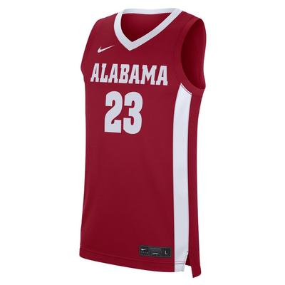 Alabama Nike #23 Replica Road Basketball Jersey