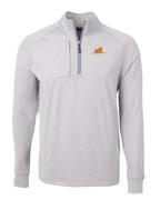  Tennessee Cutter & Buck Men's Adapt Eco Knit Heather Rifleman 1/4 Zip Pullover