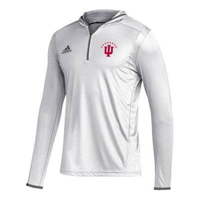 Indiana Adidas Team Issue Soccer Hooded Long Sleeve Tee