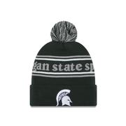  Michigan State New Era Youth Marquee Knit Pom Beanie