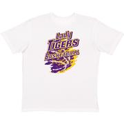  Lsu Bayou Apparel Lady Tigers Basketball Splash Tee