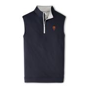  Virginia Tech Peter Millar Vault Galway 1/4 Zip T Over V Vest