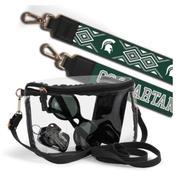  Michigan State Lexi Crossbody Clear Bag