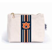  Auburn Stripe Canvas Pouch