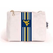  West Virginia Stripe Canvas Pouch