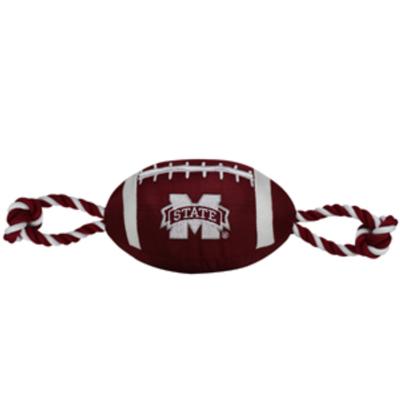 Mississippi State Nylon Football Pet Toy