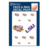  Lsu Face And Nail Decal Pack