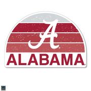  Alabama 3.25 Inch Gradient Half Moon Rugged Sticker Decal