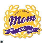  Lsu 3.25 Inch Mom Leaves Rugged Sticker Decal