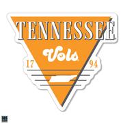  Tennessee 3.25 Inch Retro Triangle Rugged Sticker Decal