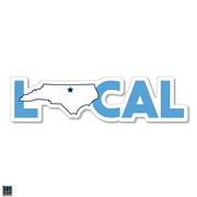  North Carolina 3.25 Inch Local Rugged Sticker Decal