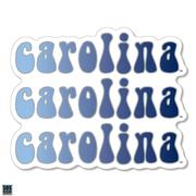  Carolina 3.25 Inch Retro Fade Rugged Sticker Decal