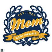  West Virginia 3.25 Inch Mom Leaves Rugged Sticker Decal