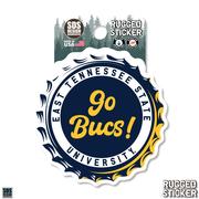  Etsu 3.25 Inch Bottle Cap Rugged Sticker Decal