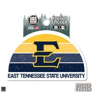  Etsu 3.25 Inch Gradient Half Moon Rugged Sticker Decal